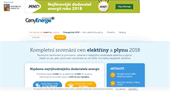 Desktop Screenshot of cenyenergie.cz